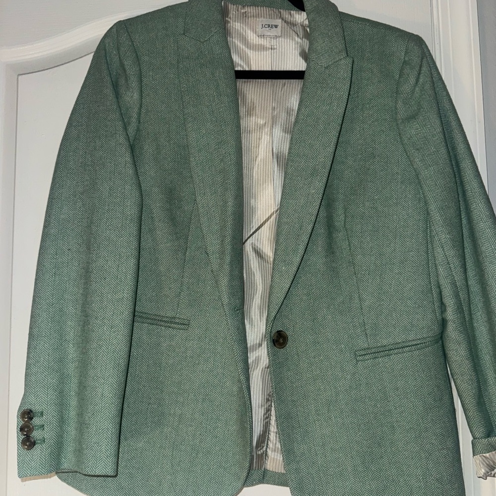 J. Crew Women's Light Green Blazer
